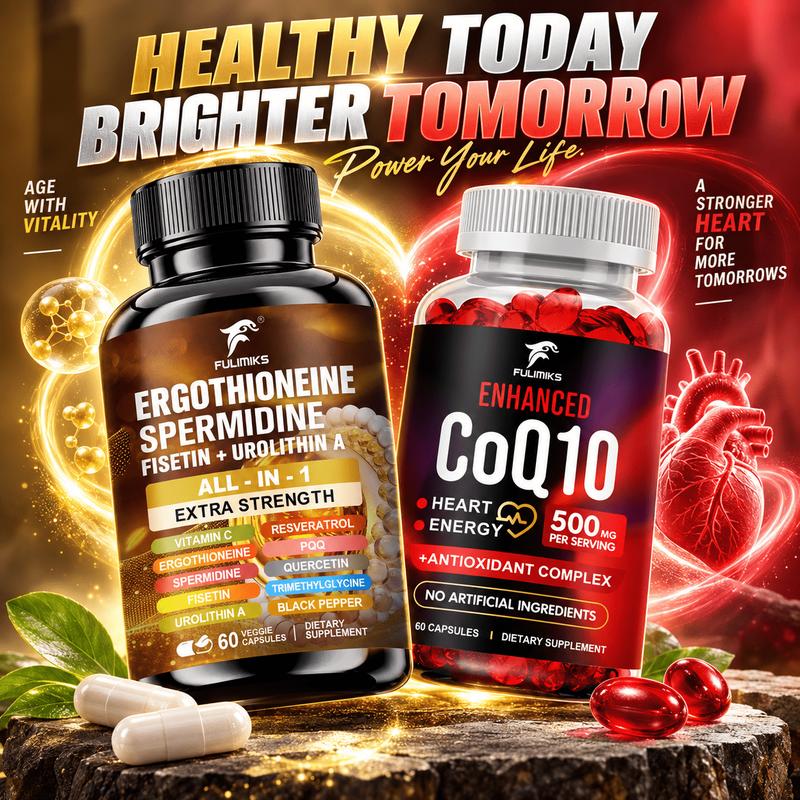 Turmeric - Kompleksowy suplement CoQ10 + ergotionein +