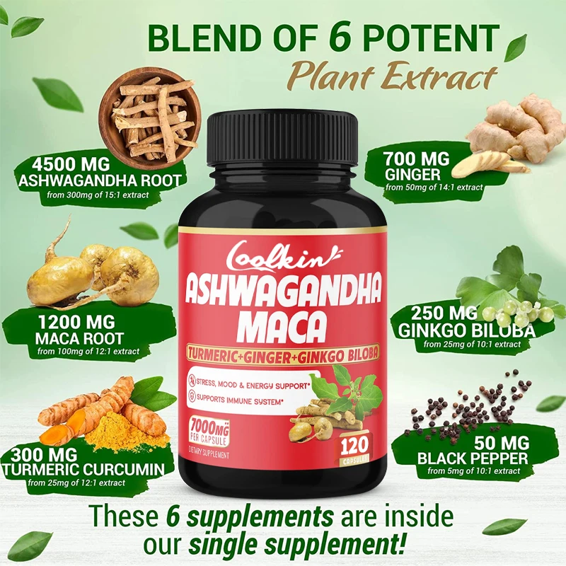 Kapsułki Ashwagandha i Maca na – Ginger Tea recenzja i cena