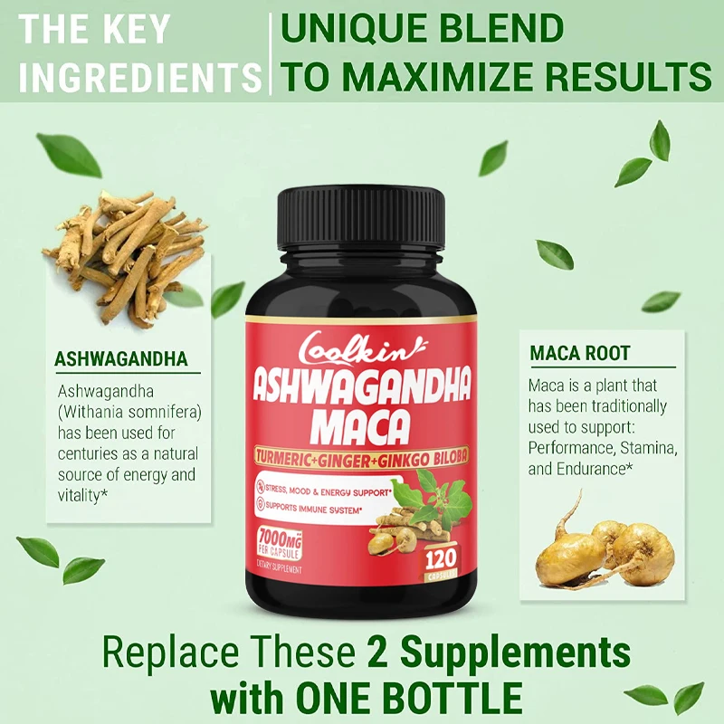 Kapsułki Ashwagandha i Maca na – Ginger Tea recenzja i cena