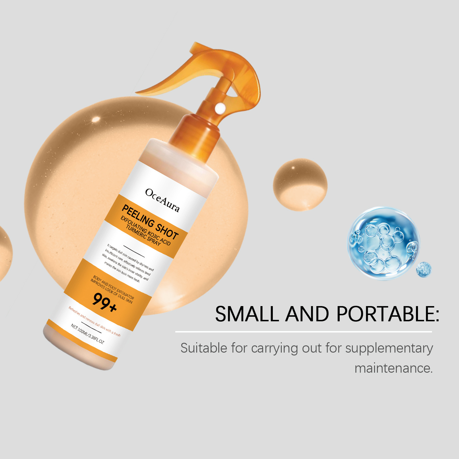 OCEAURA Kurkuma Spray Eksfoliu – Turmeric recenzja i cena